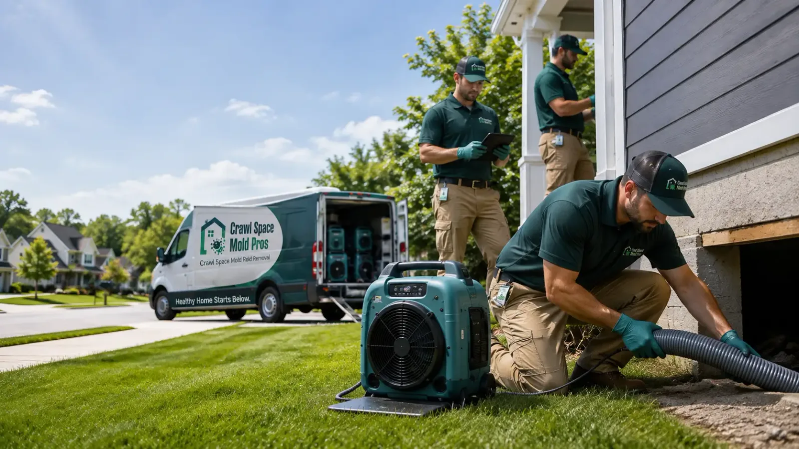 Crawl Space Mold Removal in Lawton, MI